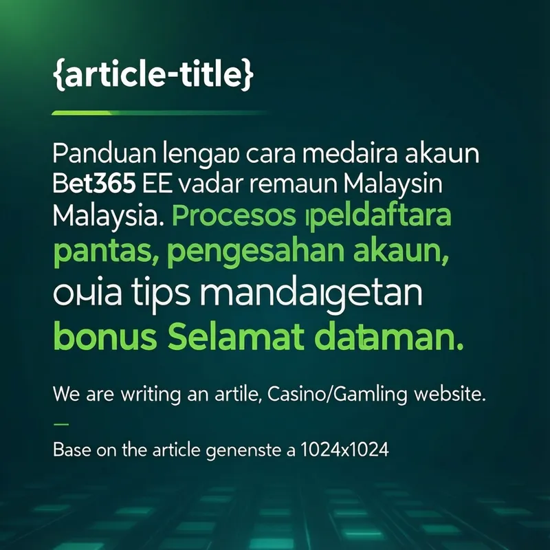 Cara Daftar Bet365 EE